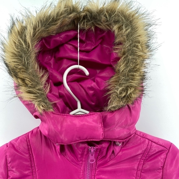 The Children's Place Jacket Youth Girls Large 10/12 Winter Puffer Fleece Lined - Picture 2 of 14